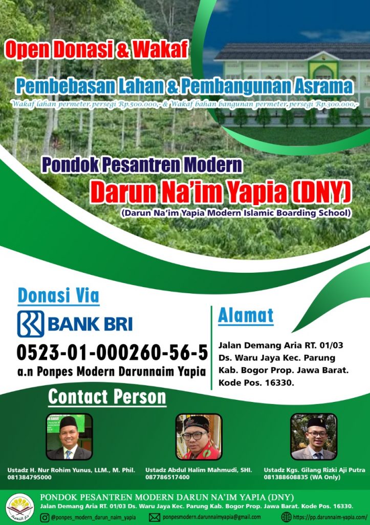 Open Donasi And Wakaf Pembebasan Lahan Dan Pembangunan Asrama Pondok Pesantren Modern Darun Na 2791